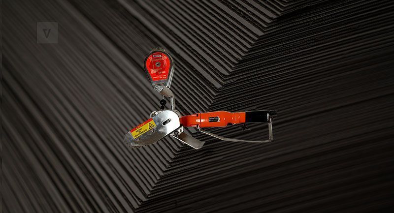 Extractora de retal Q-strip en línea de troquelado