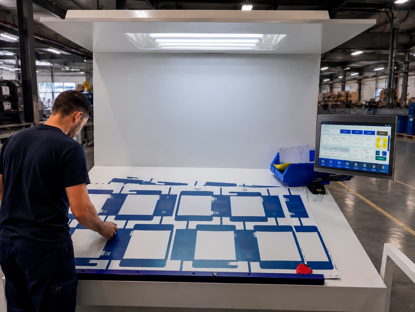 Ajuste técnico durante la producción